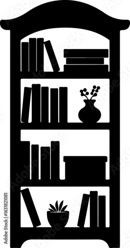 Black silhouette furniture icon set vector illustration design symbol