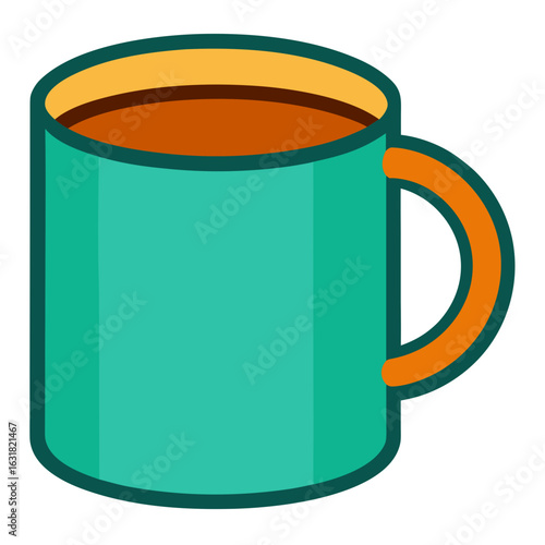 Printable Mug Vector | Generative AI & Linocut Silhouette Design for Creative Projects