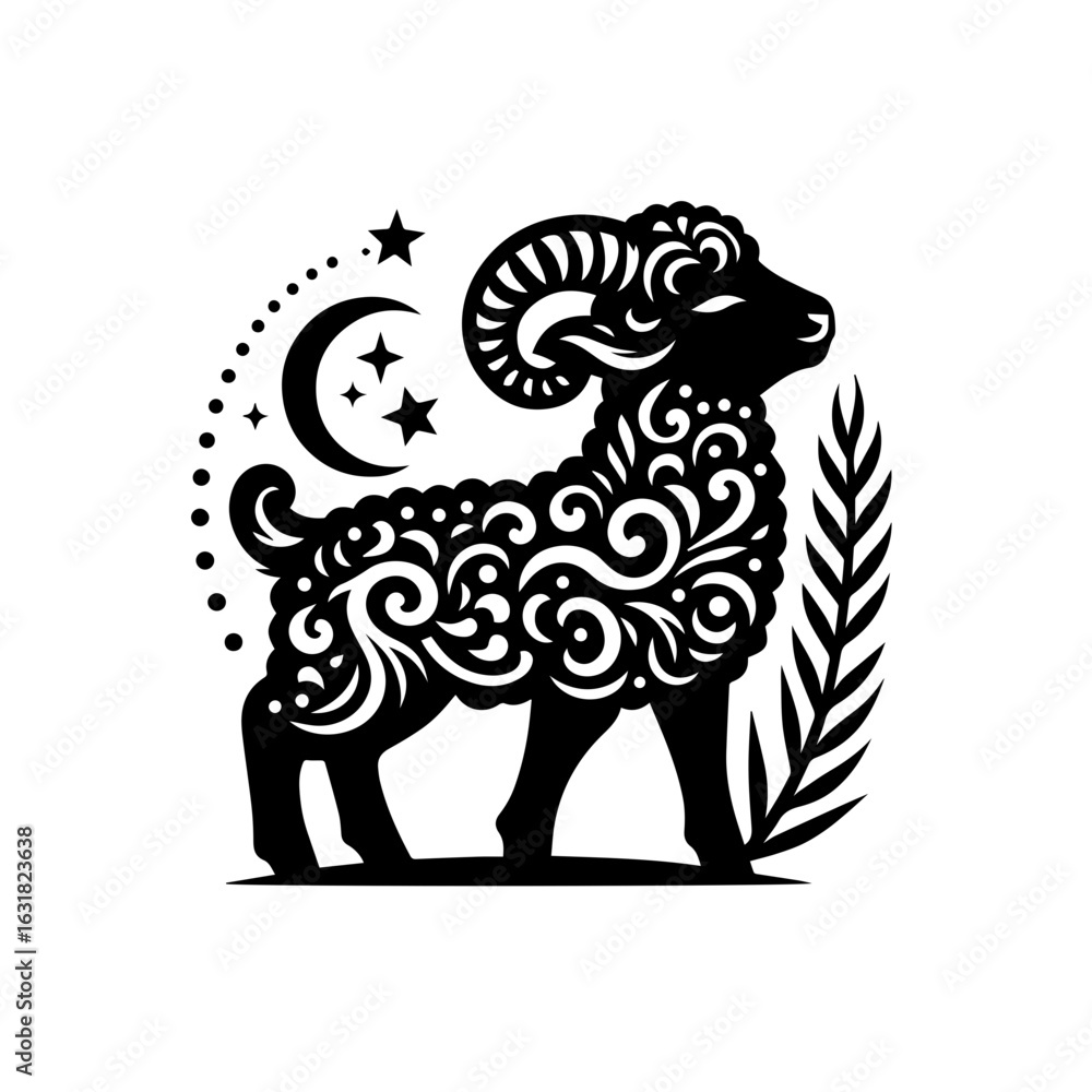 Fototapeta premium elephant with a flower