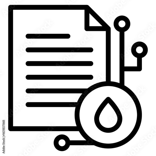 Daa breach icon vector illustration