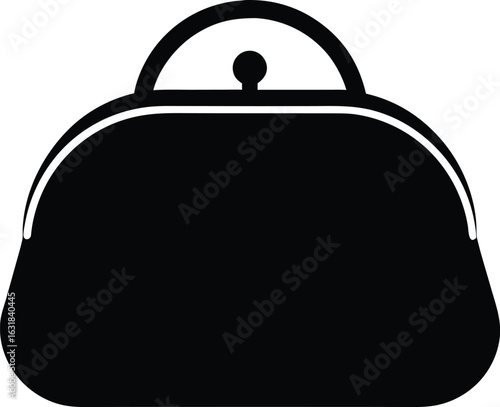 clutch bag silhouette icon