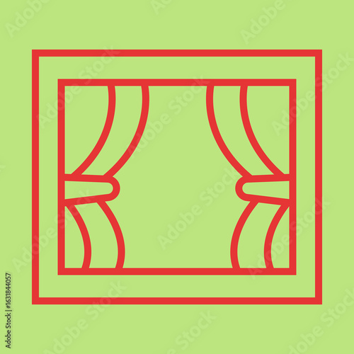Curtain Icon Design