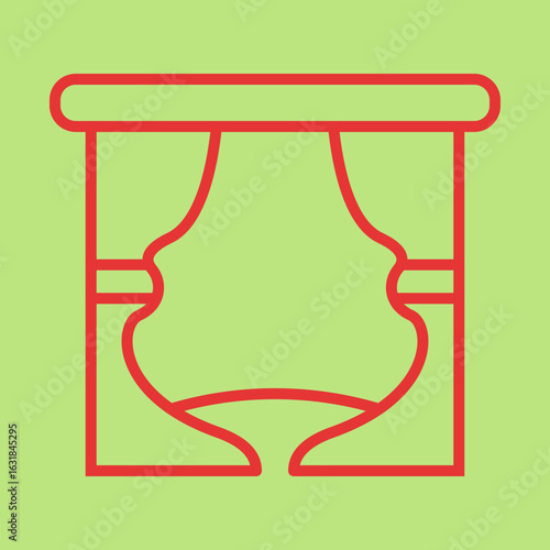 Theatrical Stage Icon Design