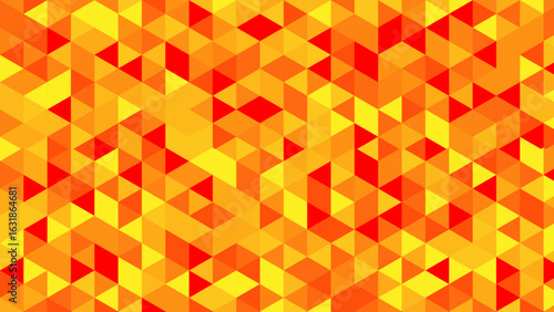 Vibrant polygonal mosaic bursting with dynamic color gradients and seamless geometric rhythm. A bold low-poly pattern design blending futuristic style with digital artistry – perfect for ultra-modern