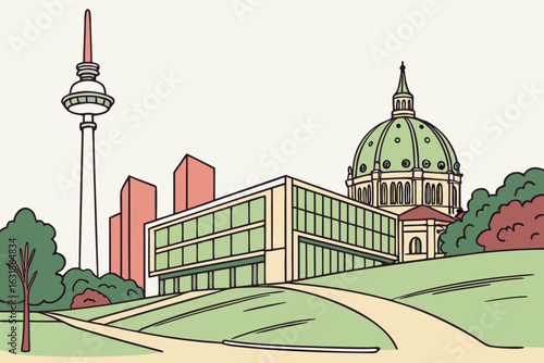 Mönchengladbach, North Rhine-Westphalia, Germany – Known for Abteiberg Museum.