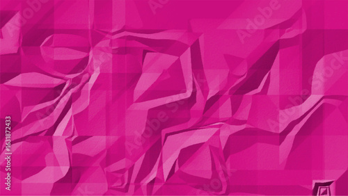 Modern Pink and Purple colorful Crumpled Paper Texture — Aesthetic Folded Surface with Organic Wrinkles and Soft Shadows for Trendy Design, Minimalist Backdrops, and Digital or Print Visuals