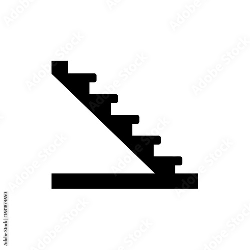Wallpaper Mural Train Door Step Black Filled Icon for Railway Boarding and Transport Safety Concepts Torontodigital.ca