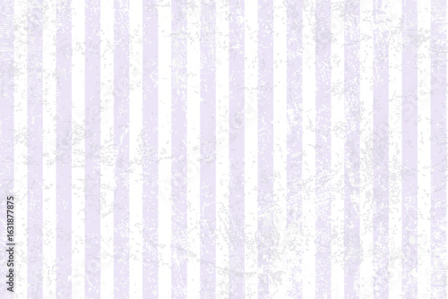 Distressed lavender and white striped vintage grunge background. Vintage Vector backdrop