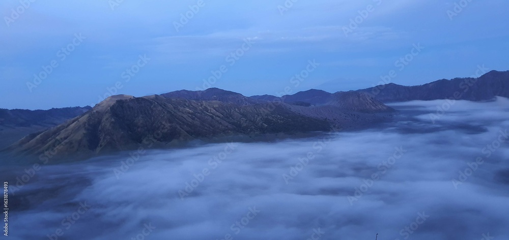 Fototapeta premium Puncak B29 Lumajang East Java Indonesia
