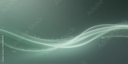 Abstract blue wave background with flowing smooth lines and light energy swirl design vector illustration wallpaper