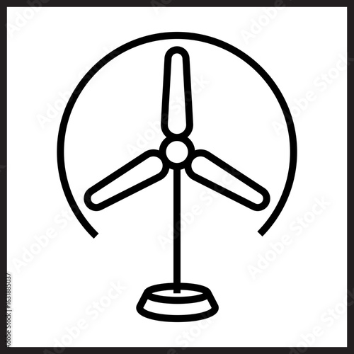 Wind Farm icon design