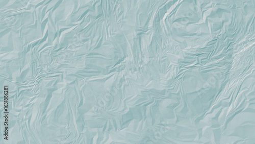Modern Blue Crumpled Paper Texture — Aesthetic Folded Surface with Organic Wrinkles and Soft Shadows for Trendy Design, Minimalist Backdrops, and Digital or Print Visuals