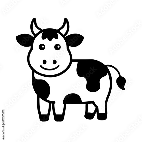 funny cow cartoon