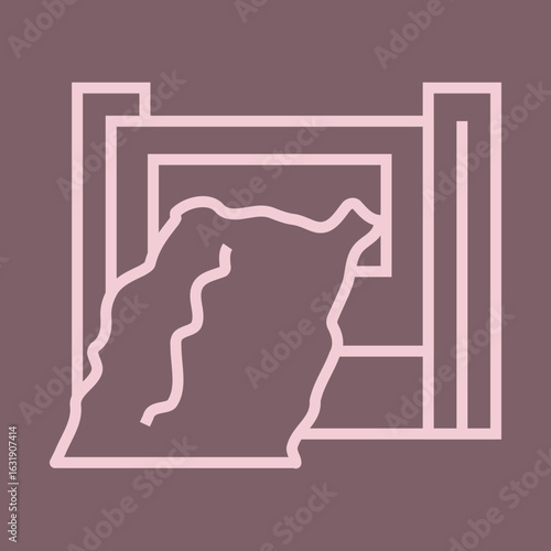 Hydroelectric Dam icon design