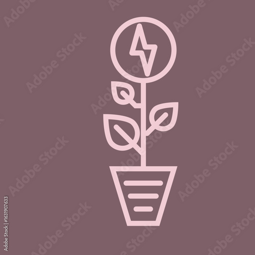 Biomass Power icon design