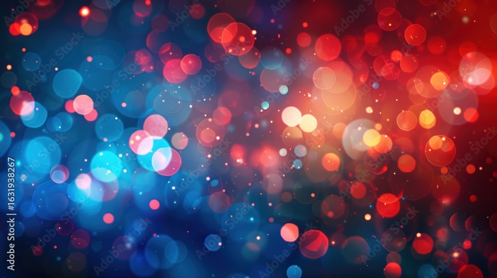custom made wallpaper toronto digitalColorful celebration background with festive bokeh effect and abstract lights