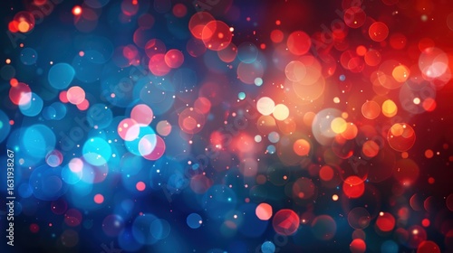 Wallpaper Mural Colorful celebration background with festive bokeh effect and abstract lights Torontodigital.ca