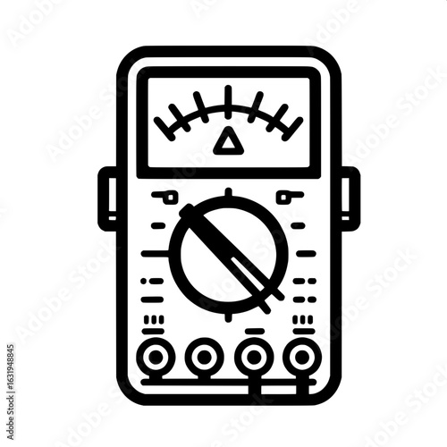 Multimeter SVG | Electrical Testing Tool Outline