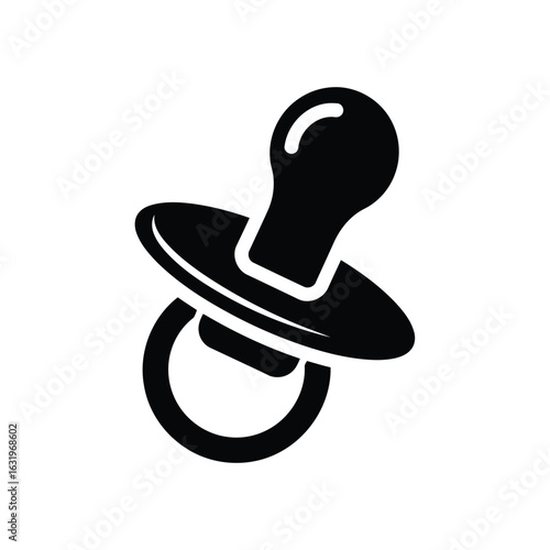 Baby pacifier icon