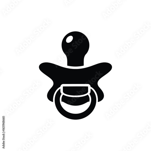 Baby pacifier icon