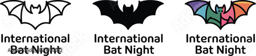 Celebrate International Bat Night with these unique bat graphics