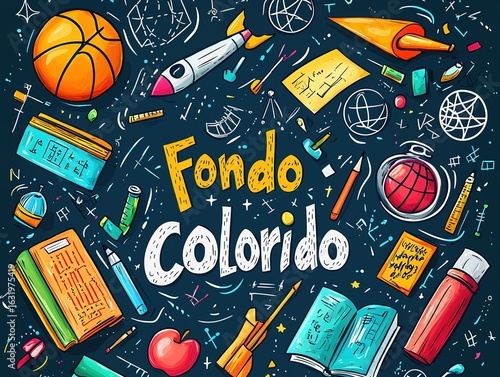 Back to School Sale 50% Off Shop Now, Flat Vector Cartoon, High Resolution Vector with Bold White Text
