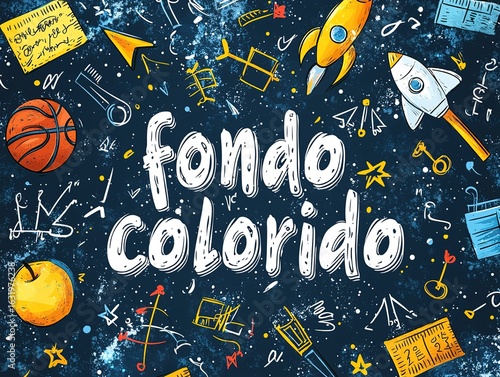 Back to School Sale 50% Off Shop Now, Flat Vector Cartoon, High Resolution Vector with Bold White Text
