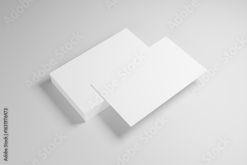 Free Download Business Card 3D Rendering Image - GFXLoad