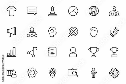 A step-by-step vector set mapping the onboarding and training process — perfect for HR apps, corporate guides, and new hire orientations