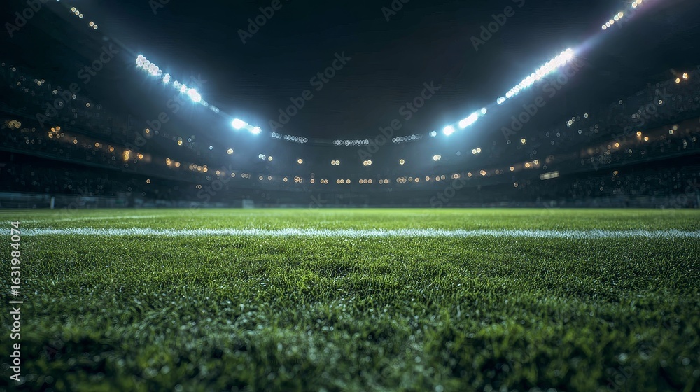 custom made wallpaper toronto digitalNight soccer stadium under floodlights, soccer stadium at night with bright lights, soccer stadium at night for sports photography