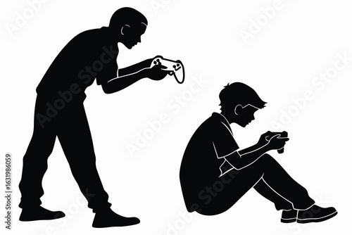 Gamers with Controllers