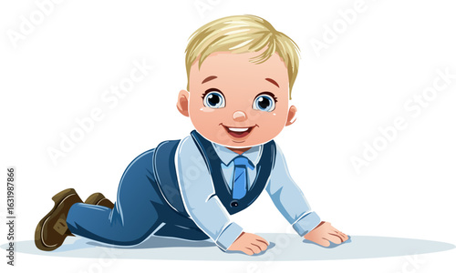 little boy playing with toy airplane