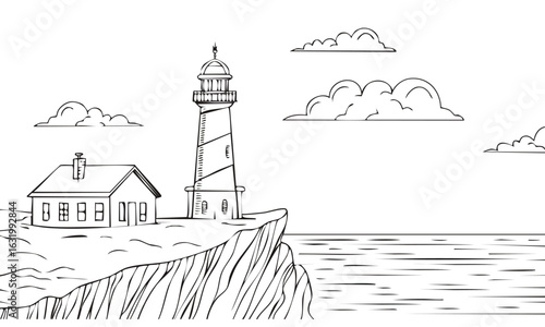 lighthouse on the beach