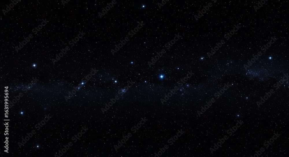 Obraz premium A vast expanse of space dotted with distant stars.