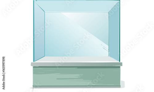 empty white box