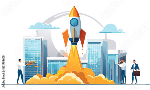 business man in the city