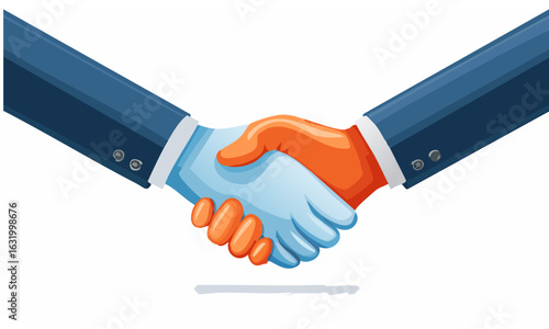 handshake vector illustration