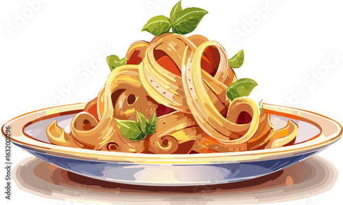 spaghetti with seafood