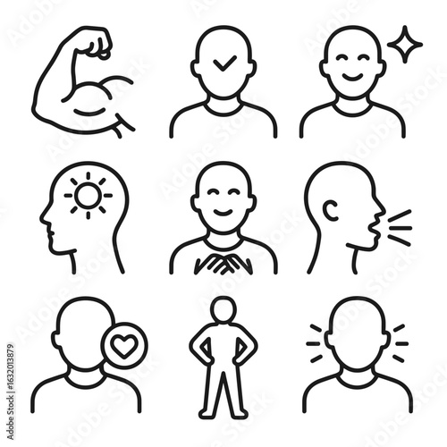 Confidence Icon Set