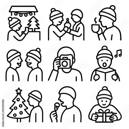 Holiday and Auction Icons
