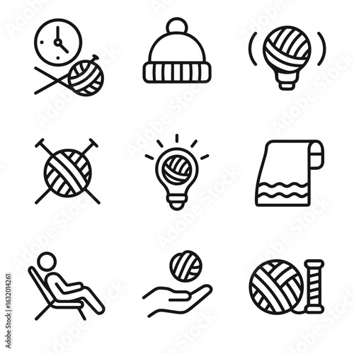 Knitting Icon Collection
