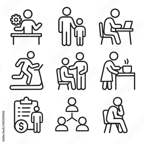 Midlife Activities Icons