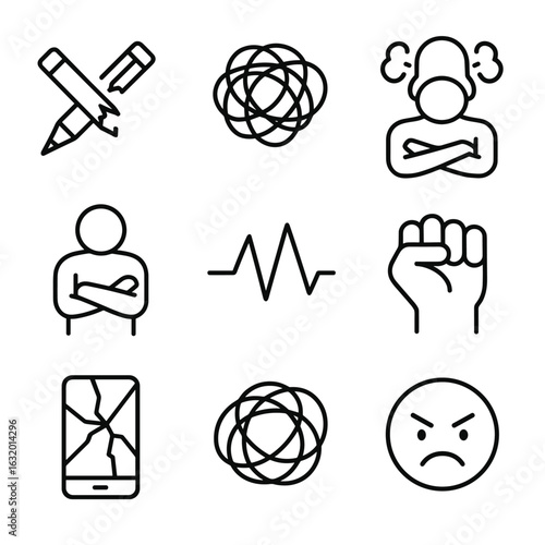 Frustration Icons Grid