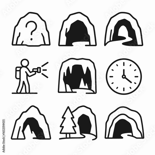 Mystery Cave Icons