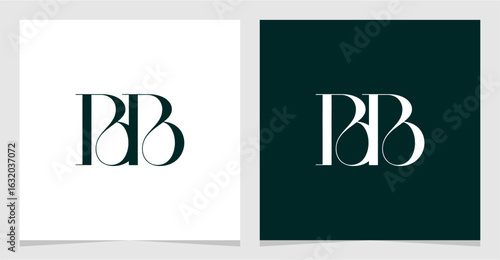 BB Initial Letter Logo Vector Element , Initial Logo for Brand Vector Design Graphic