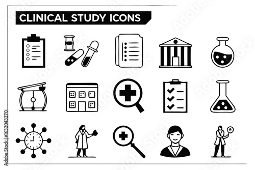 set of medical icons