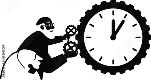 Repairing Timepieces with Vector Crafts at Home Workshop