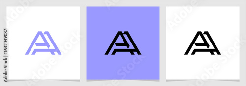 AA Initial Letter Logo Vector Element , Initial Logo for Brand Vector Design Graphic