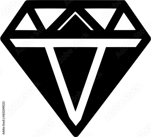 diamond icon vector illustration