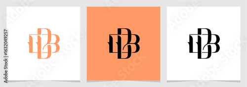 BB Initial Letter Logo Vector Element , Initial Logo for Brand Vector Design Graphic